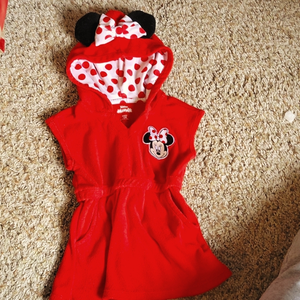 Minnie Mouse bathing cover up
